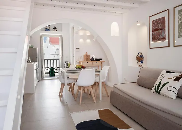 Apartment Mykonos Alley Stars - Secret Khora - 360 View Mykonos Town